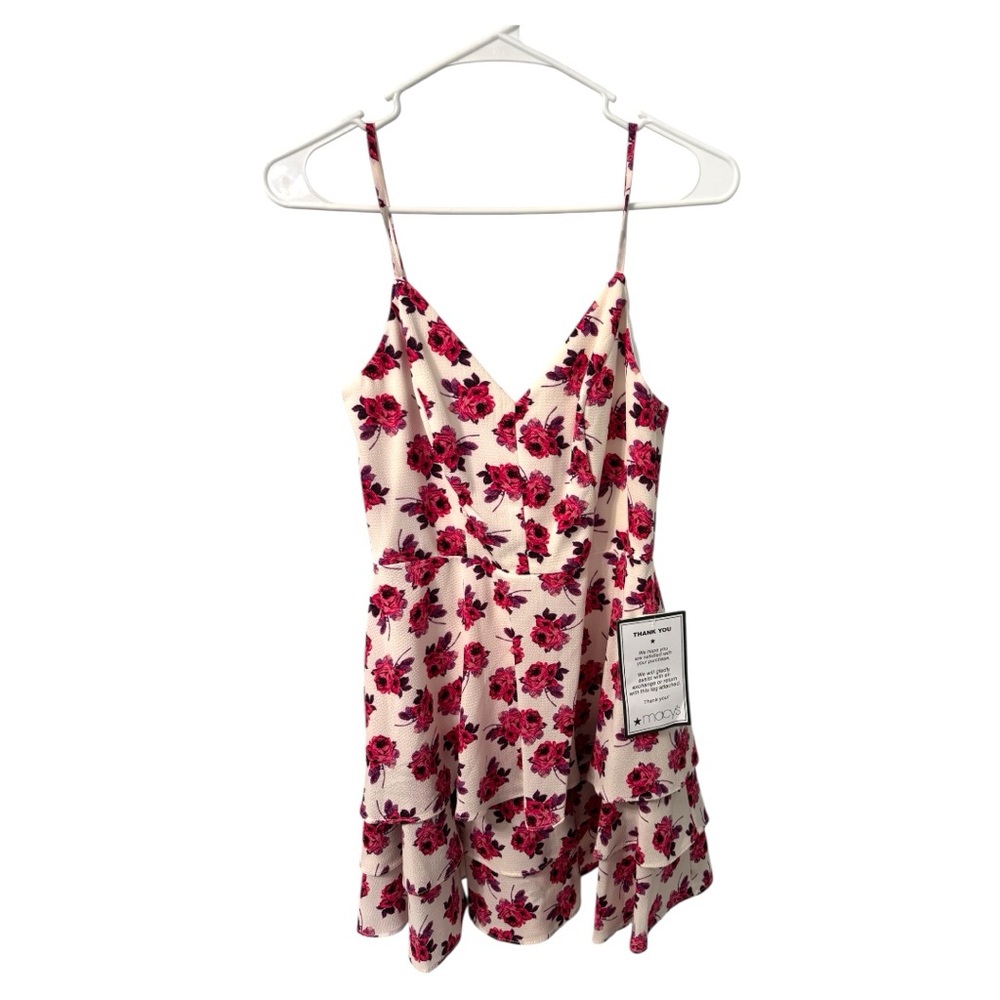 B Darlin Pink Floral Mini Dress NWT Size 7/8